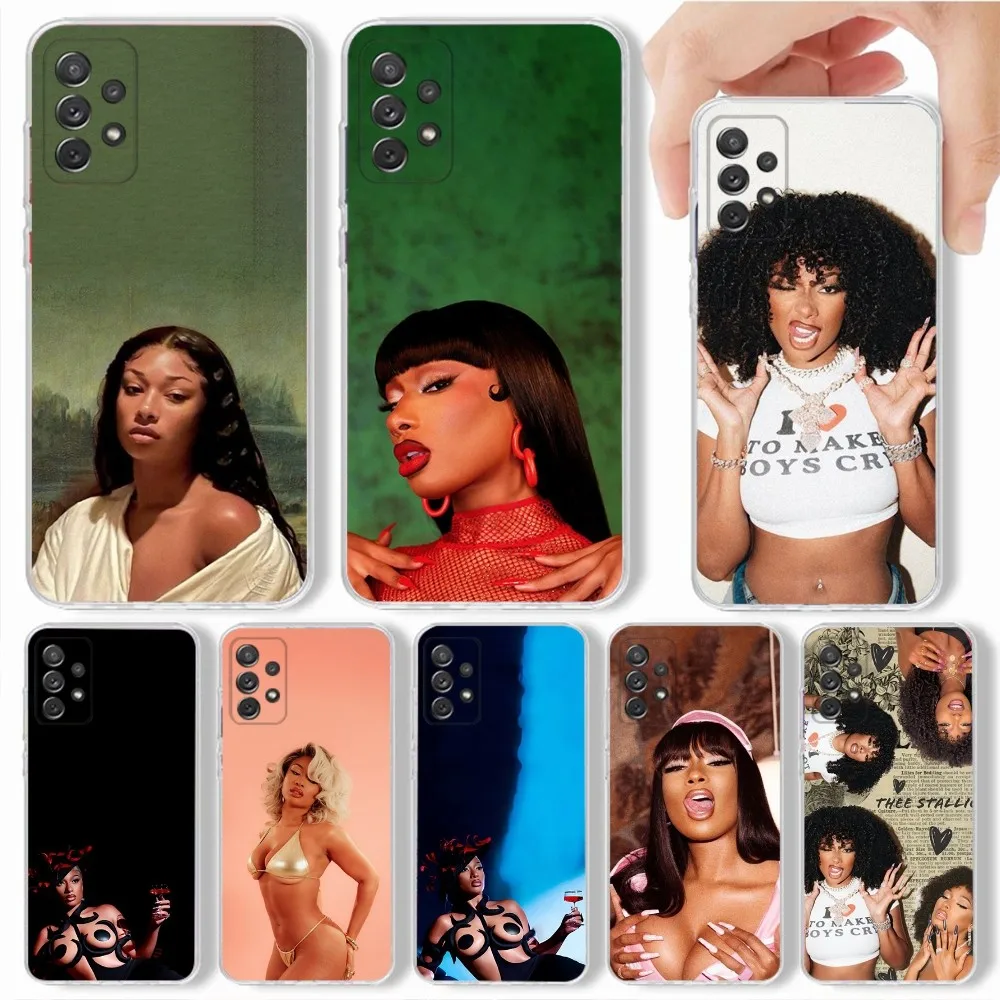 

Megan Thee Stallion Rapper Phone Case For Samsung,Galaxy,S20,S21,S22,S23,Fe,Lite,Plus,Ultra Note Shell