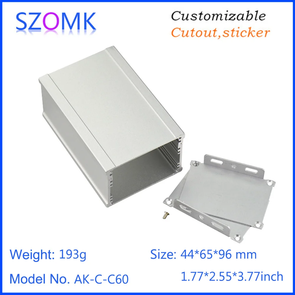 

10Pcs 45*65*96mm wall enclosure for electronics aluminum equipment box aluminum extrusion manufacturer enclosure case diy box