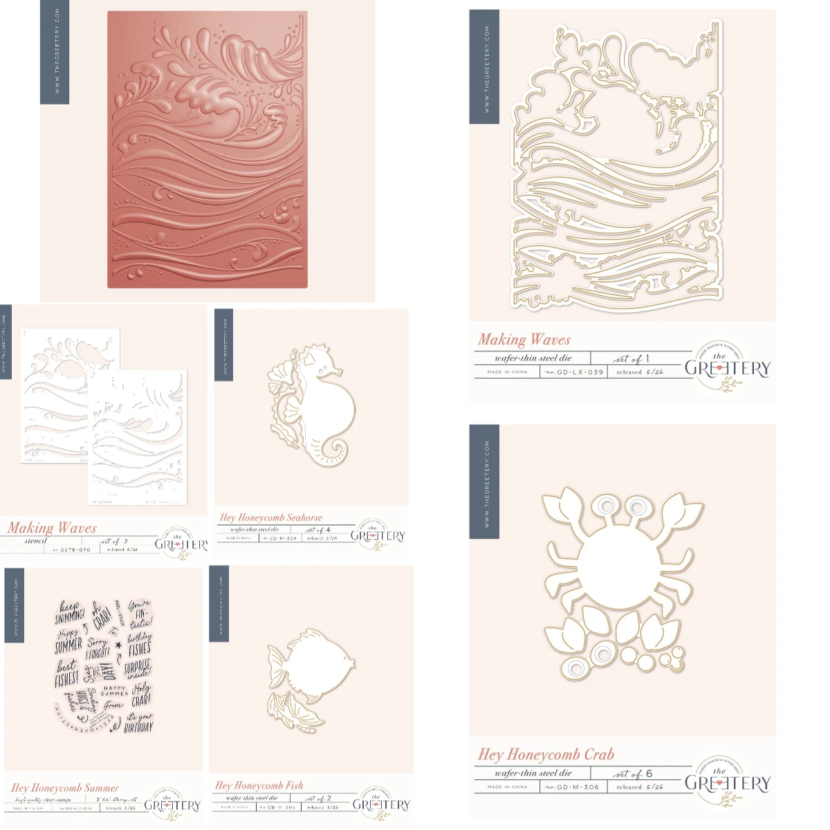 Assembled Crab Stamps 2026 New Metal Cutting Dies For DIY Scrapbooking Crafts Maker Photo Album Template Handmade Decoration