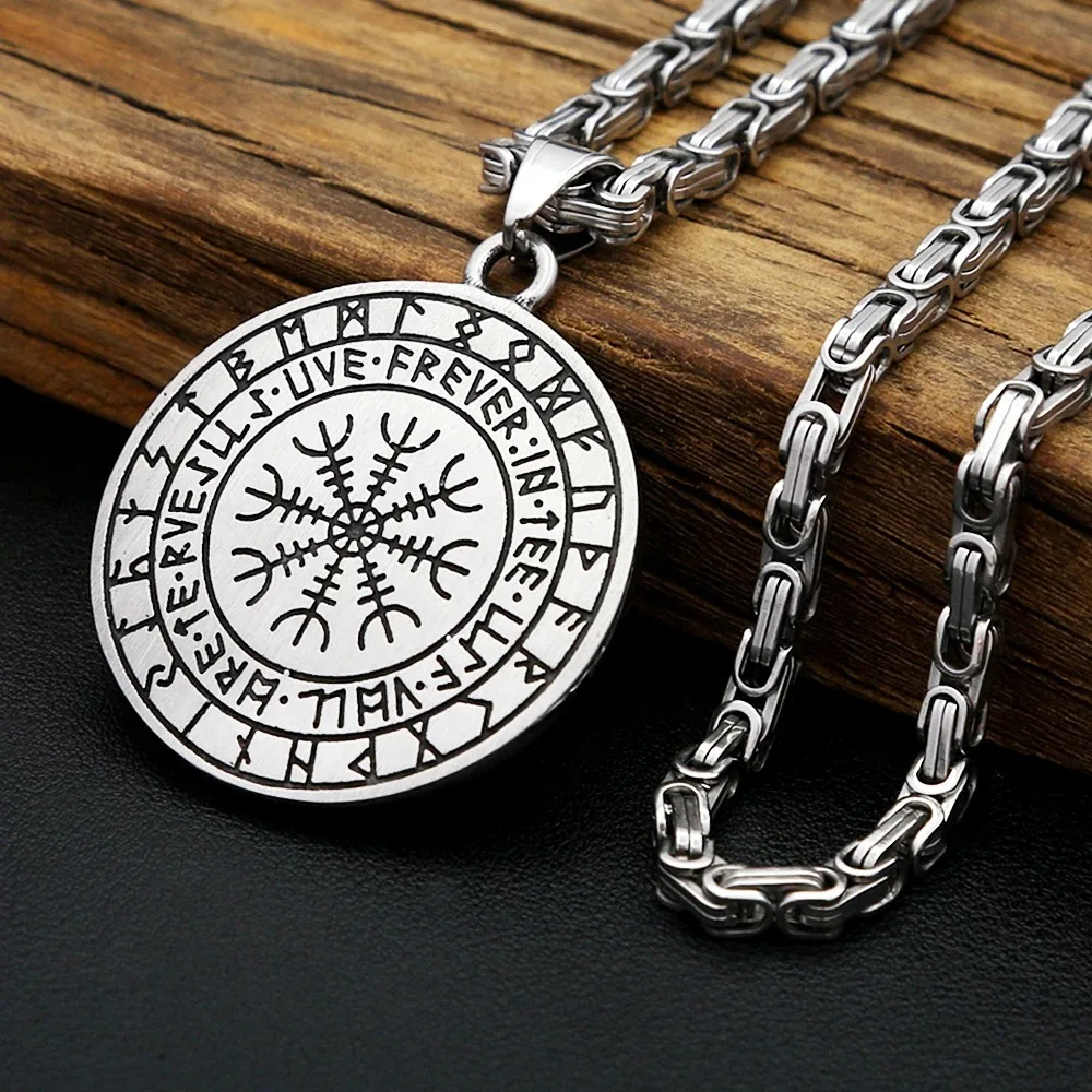 Nordic Viking Thor Hammer Halskette Edelstahl Odin Crow Anhänger Für Männer Frauen Einzigartige Amulett Schmuck Geschenk Dropshipping – Detail 4