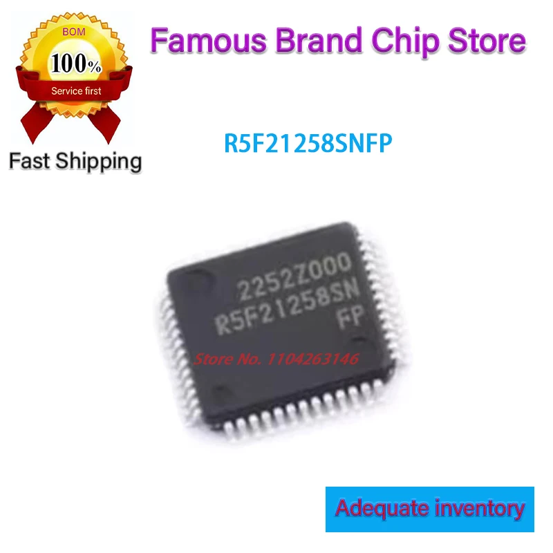 1~10pcs/lot NT96220FG NT96220 TQFP144 NVP6124 QFP128 R5F21258SNFP R5F21258 R5F21258SN QFP52