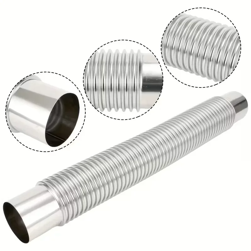 Adjustable High Temperature Resistant Ventilation Ducts, Combustion Furnace Pipes, Exhaust Pipes, for Outdoor Camping, Courtyard