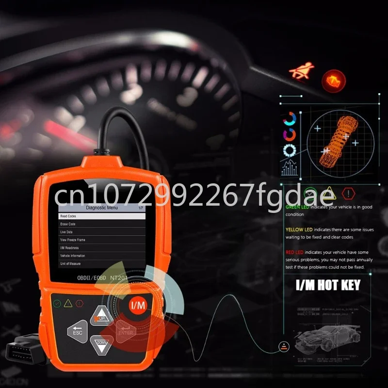 NT201 OBD2 Auto Scanner Automotive OBD Code Reader