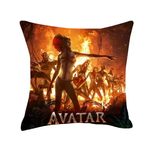 Avatar Fire and Ashes Theme Pillow Case Double Sided Ultra Soft Fabric Plush Cushion Dust Resistant Decor Gift Idea