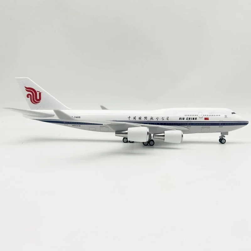 ダイキャスト 1/250スケール 30CM 飛行機模型 スタンド付き B747 エアチャイナ航空 飛行機模型 おもちゃ 展示用 航空愛好家向け