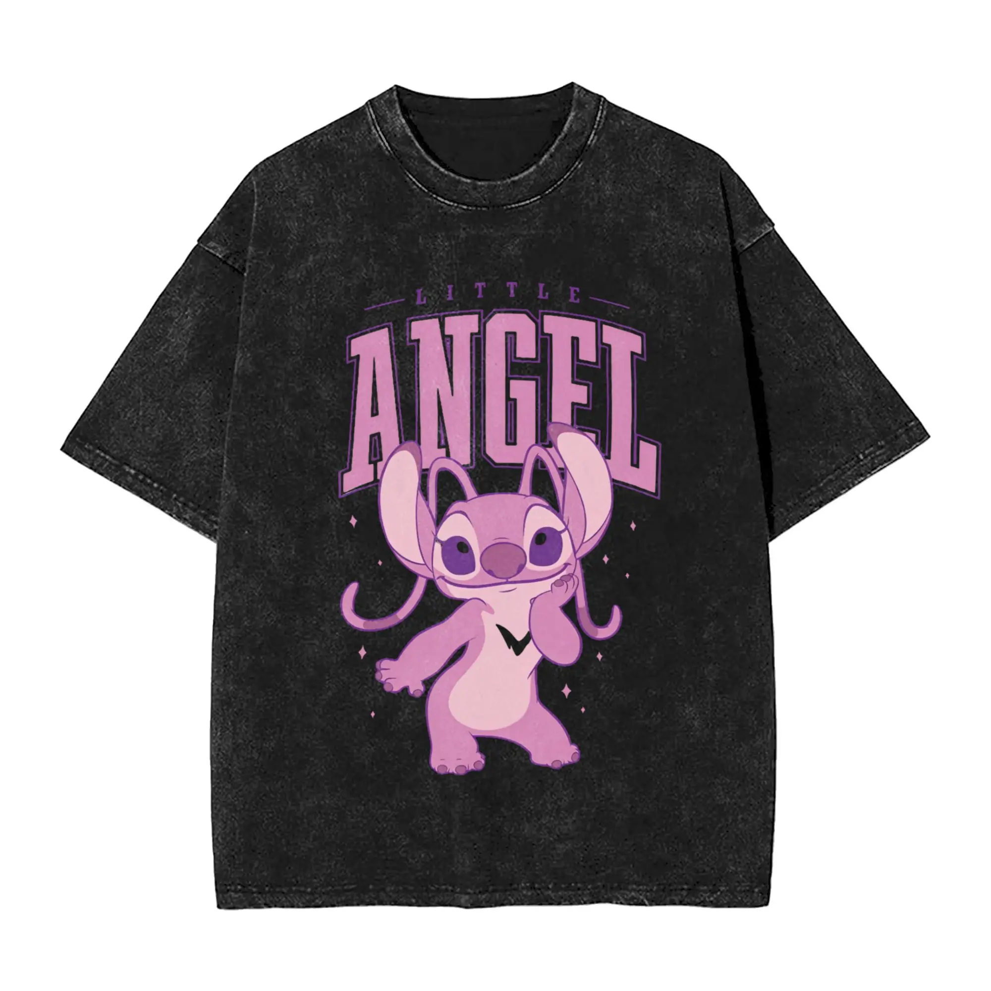 

Мужские футболки с ангелом, летние винтажные футболки с короткими рукавами и круглым вырезом, модная крутая повседневная футболка, хит продаж