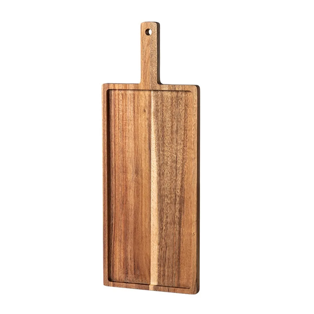 Durable Thickened Cutting Boards with Handle Wooden Chopping Blocks Anti-mold Kitchen Tools Bread Board Kitchen Supplies