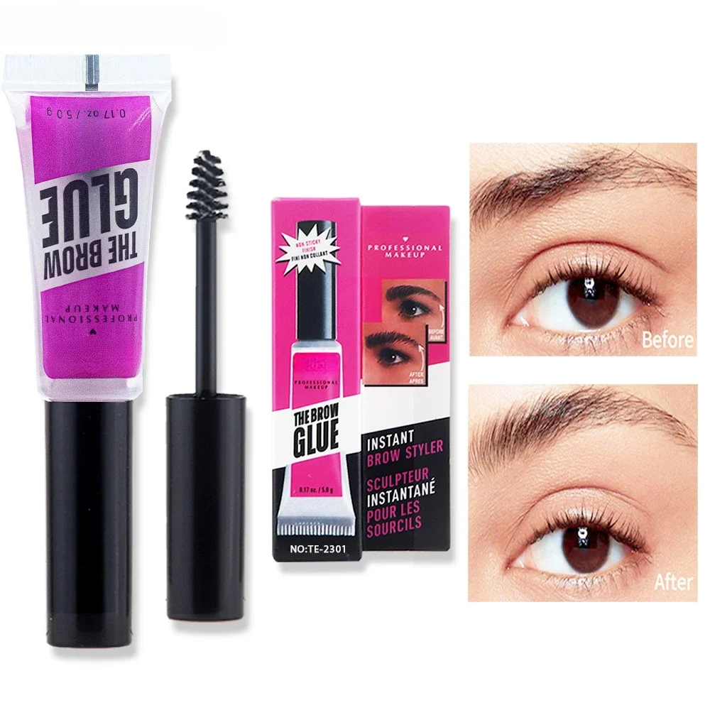 3D Eyebrow Styling Gel Waterproof Long-lasting Quick Dry Eyebrow Transparent Wax Set Brow Lifting Eyebrow Enhancers Makeup New