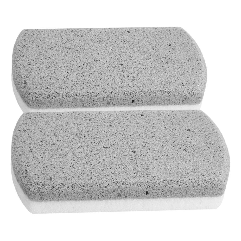 2 Pcs Pedicure Tools Foot Rubbing Board Dead Skin Removal for Feet Pumice Stone Remover Scrubber Heel Grey Dog Hair Car