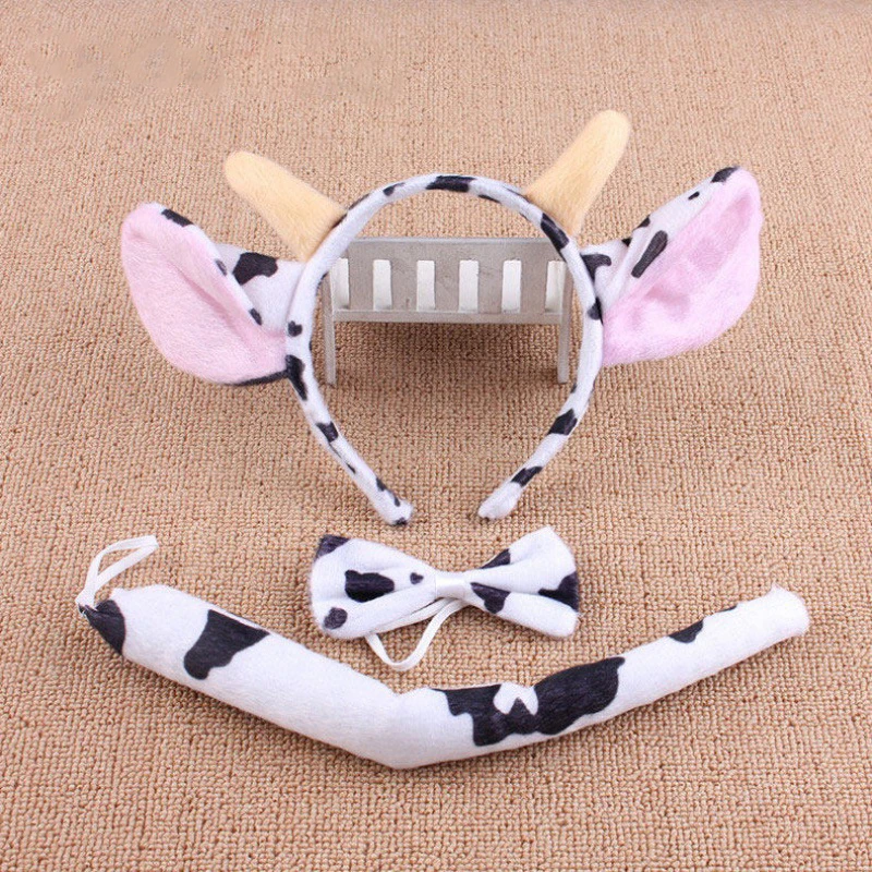 Anime Cute Animal Dress Cosplay Giraffe Frog Tiger Mouse Monkey Costumes Accessory Sweet Headwear Tail Bow Birthday Day Gifts