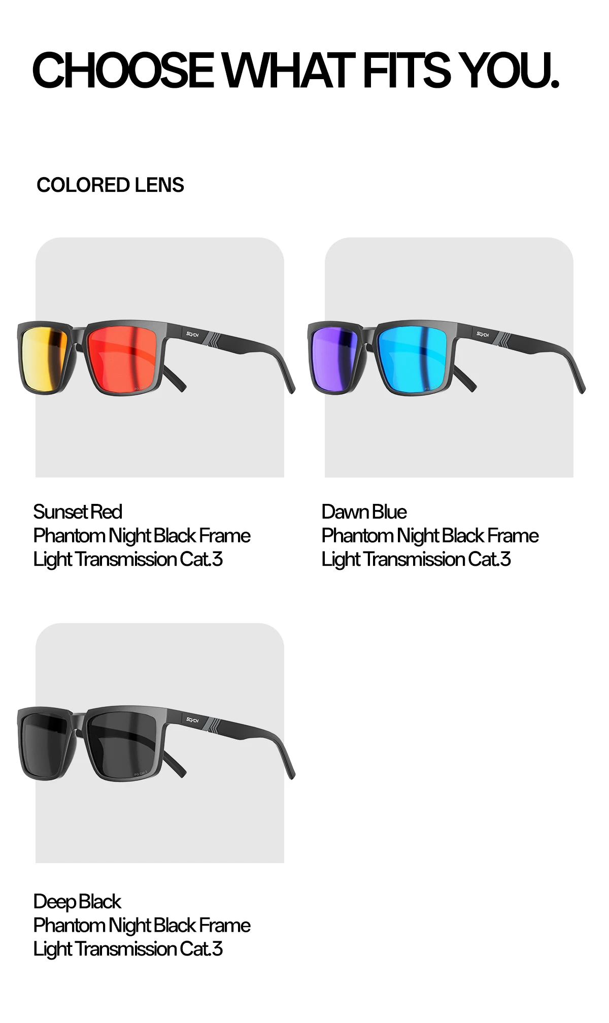SCVCN Outdoor Polarisierte Sonnenbrille Sportbrille für Männer und Frauen Radfahren UV400-Schutz Wandern Angeln Pickleball Schutzbrille – Detail 23