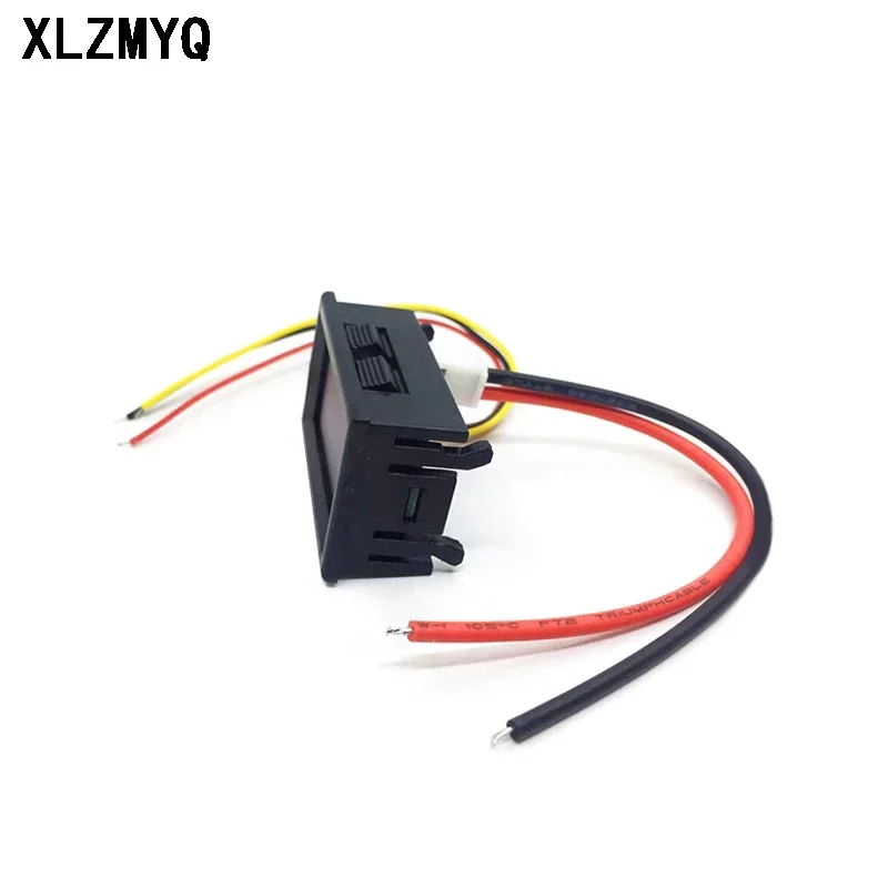 Imagem -02 - Voltímetro Amperímetro Vermelho Mais Azul Vermelho Mais Vermelho Led Amp Dual Digital Volt Medidor Led Display Faça Você Mesmo Kit 10 Pcs dc 0100v 10a