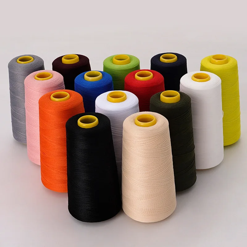 100D 3000 Yards/Roll Polyester Elastic Thread High-Strength For Yoga Wear Socks Elastic Fabrics Sofa Cushion Sewing Thread