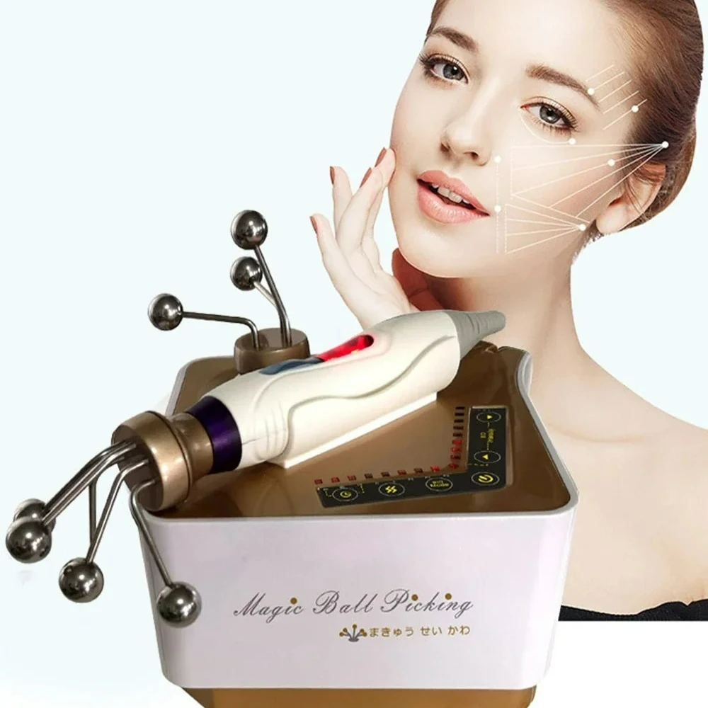 الوجه الجلد رفع الكرة السحرية تدليك الوجه مكافحة الشيخوخة إزالة التجاعيد مكركرنت BIO V شكل الجمال المنزل استخدام آلة العناية بالبشرة #3