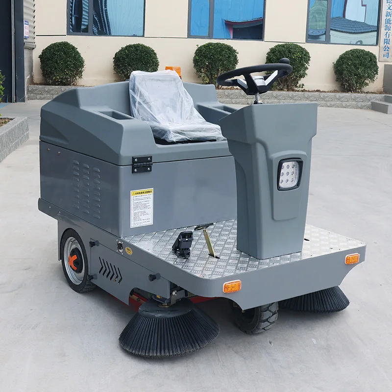 Hot Sale 48V Industrial Ride-On Electric Floor Sweeper Machine New Condition Factory Price for Street Cleaning Use