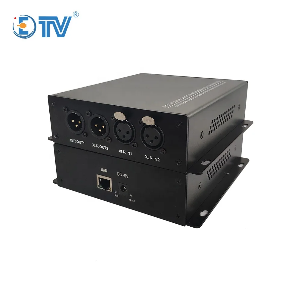 ETV dan te Audio Encoder Decoder XLR Audio Codec