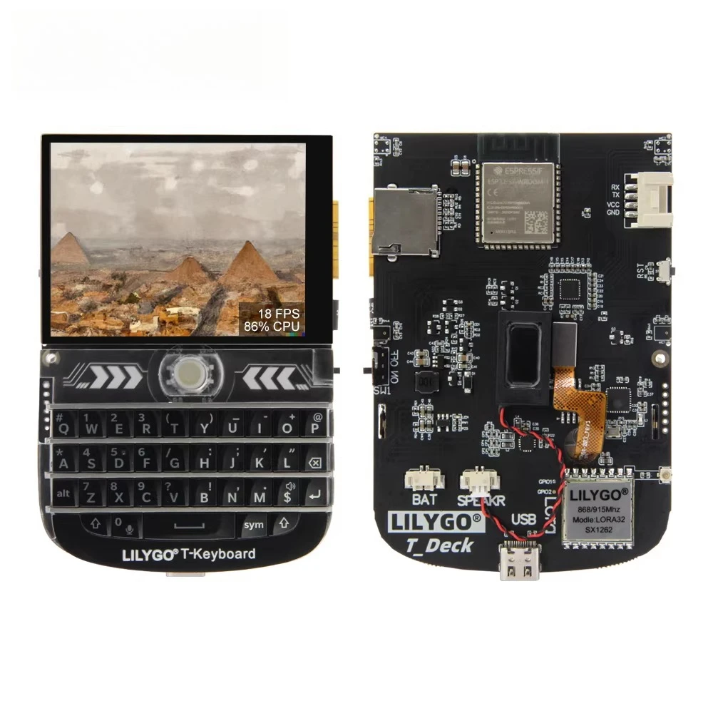 T-Deck ESP32-S3 development board with LoRa module, WiFi, Bluetooth, 2.8-inch touch screen