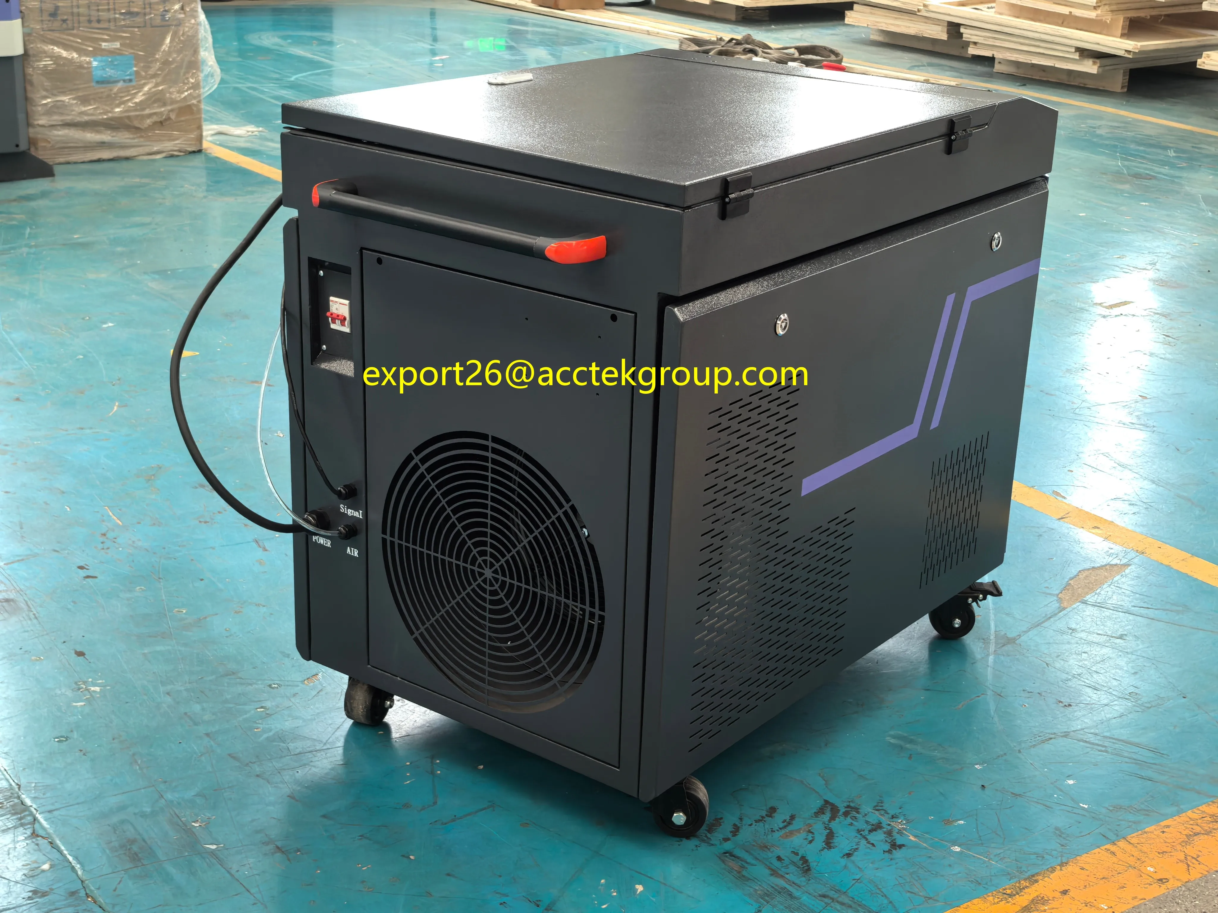 AccTek Continuous 1500w 2000w 3000w Fiber Laser Cleaning Machine Rust Removal Price with Welding Gun