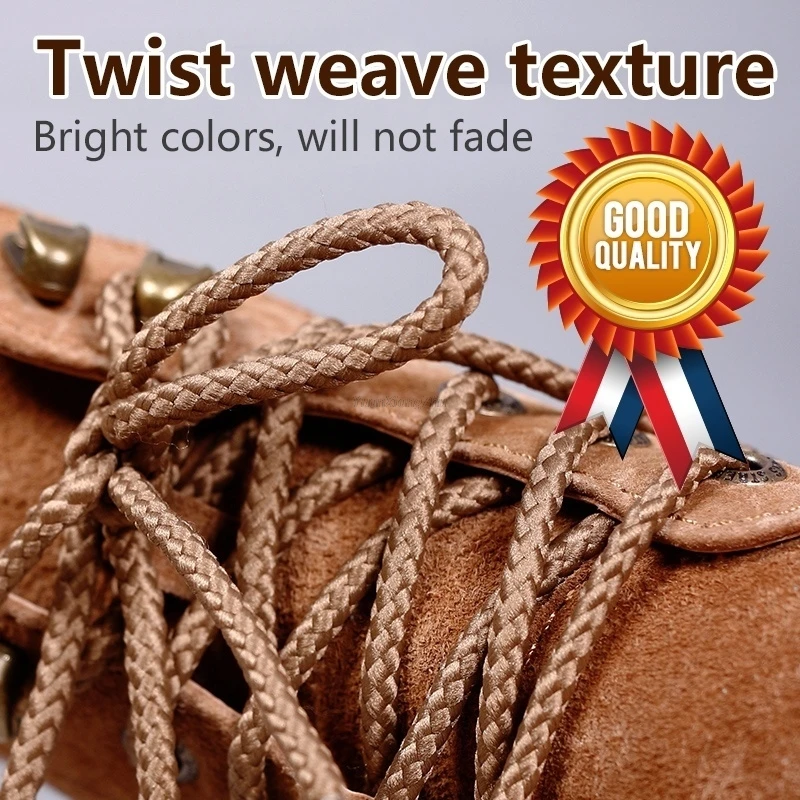 10pcs Strong Round Shoe Laces Sneaker Shoelaces High Top Outdoor Walking Hiking Boot Laces Shoes Strings Quality Bold Shoelace