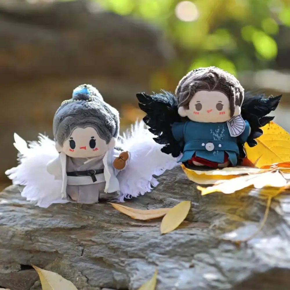 Cute Plush Stuffed Wing Cotton Doll Lovely Soft 20CM Doll Feather Wings Kawaii Cartoon Idol Plush Doll Wing Doll Accessories