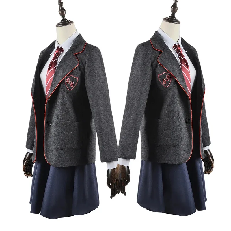 

COSda@Matilda Cosplay Women Disguise Adult Kids Girls School Uniform Roald Dahl's Matilda The Musical Costume Fantasia OutfitsCO