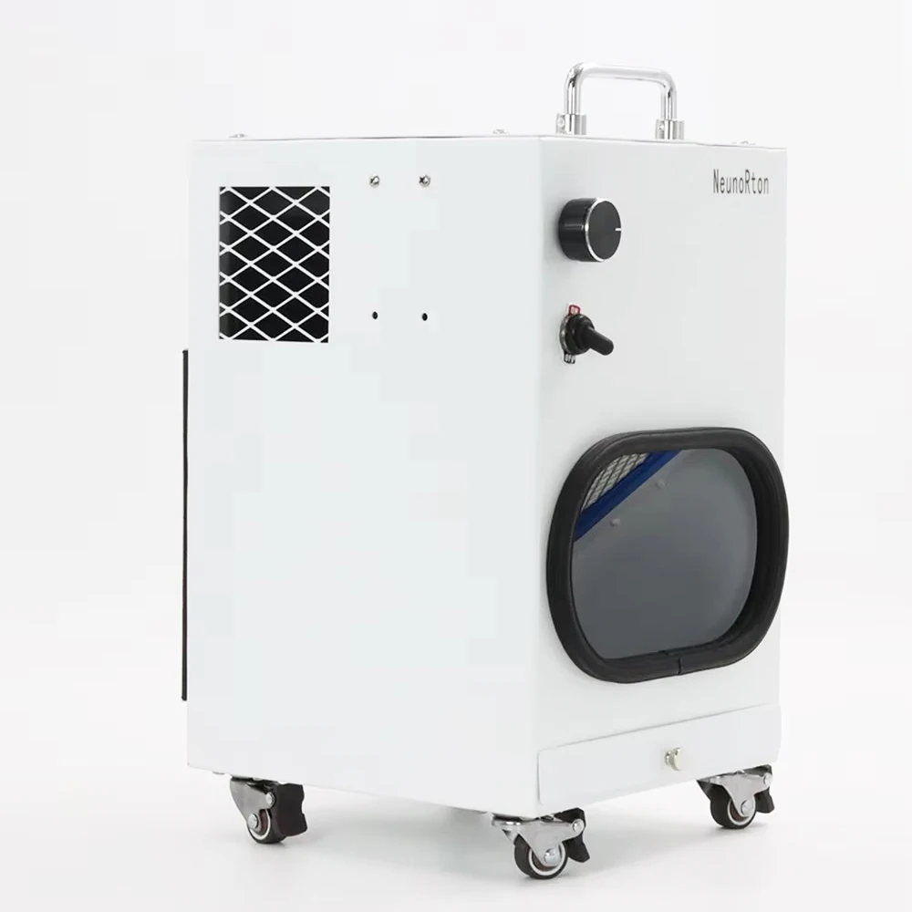 Desktop Dental Vacuum Cleaner Portable Dental Dust Collector Extractor Dental Lab Grinding Sandblasting Dust Suction Machine