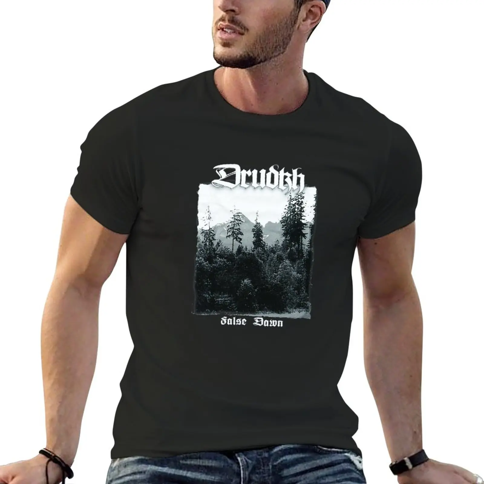 

New DRUDKH - False Dawn, design T-Shirt tops customized t shirts t shirt man slim fit t shirts for men