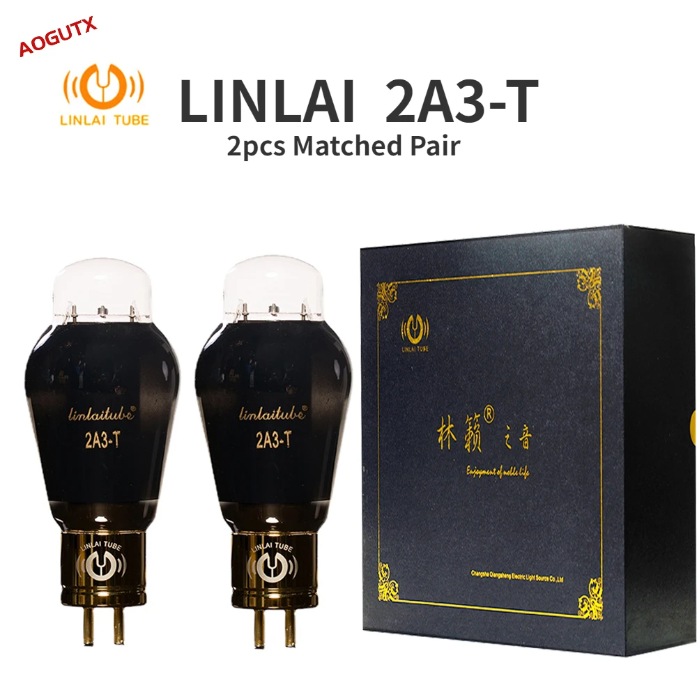 

Aogutx LINLAI Vacuum Tube 2A3-T 2A3T HIFI Audio Valve Replace 2A3 WE2A3 2A3C 2A3B Electronic Tube Amplifier Kit DIY Matched