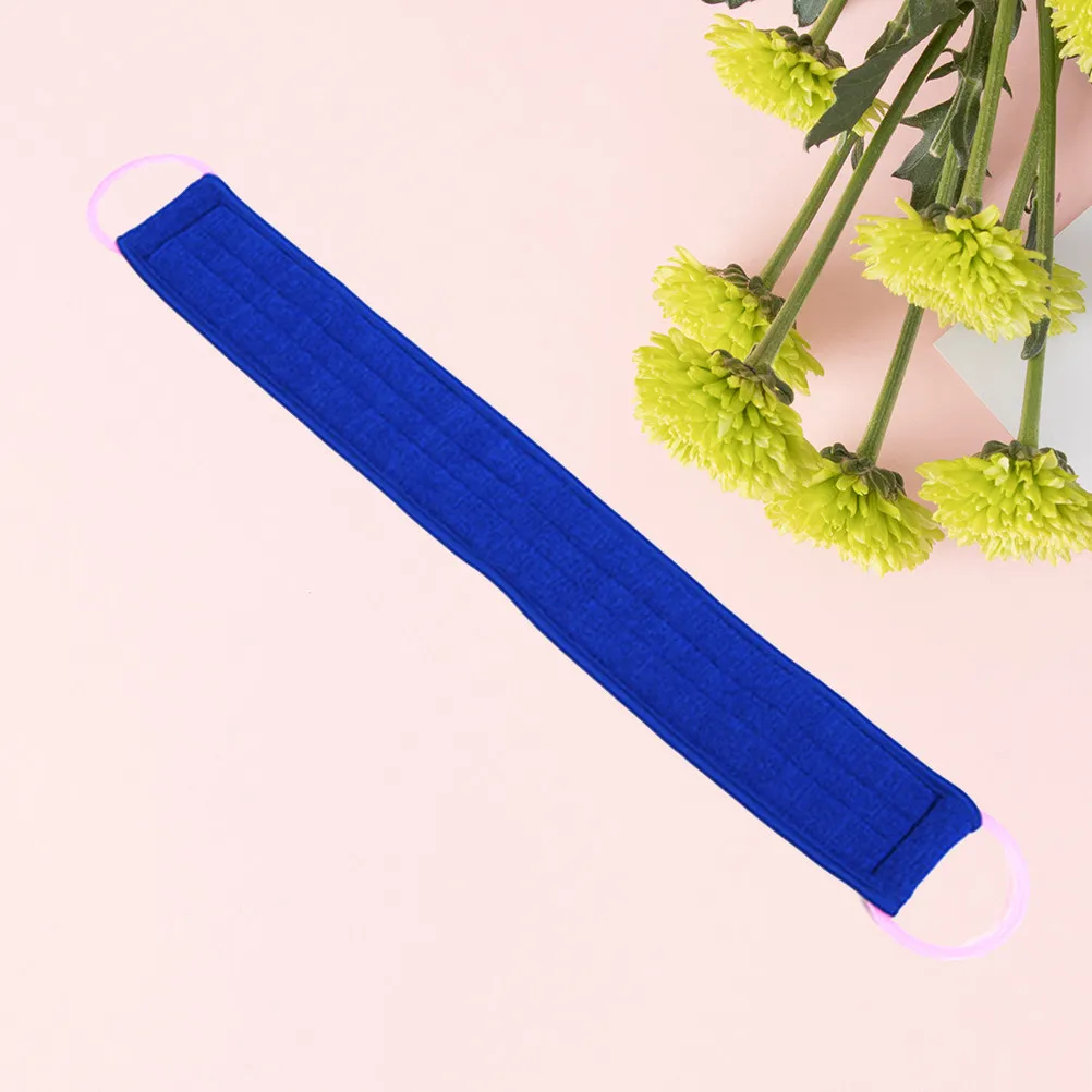 

Мягкая мочалка-пуф для мужчин (1 шт.) для ежедневного отшелушивания и очищения кожи, синяя, для домашнего использования, синий банный аксессуар