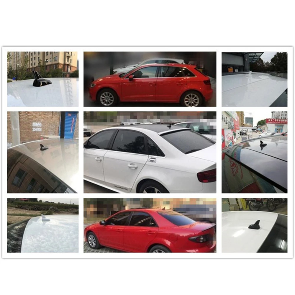 Shark Fin Antenna Car Roof AM/FM Radio Aerial Antenna Replacement for VW Golf MK4 MK5 Seat Skoda BT
