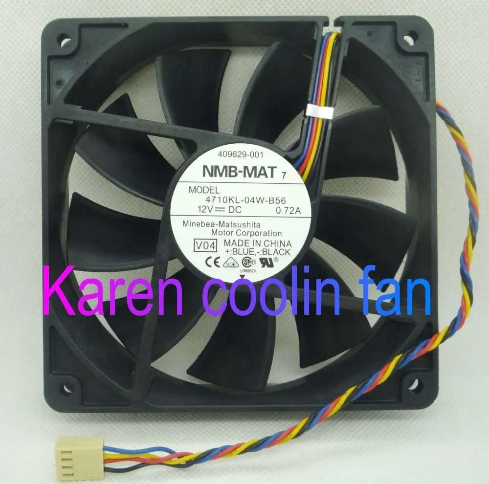 2CM  4710kl-04W-B56 12025 12V 0.72A 4WIRE Cooling Fan