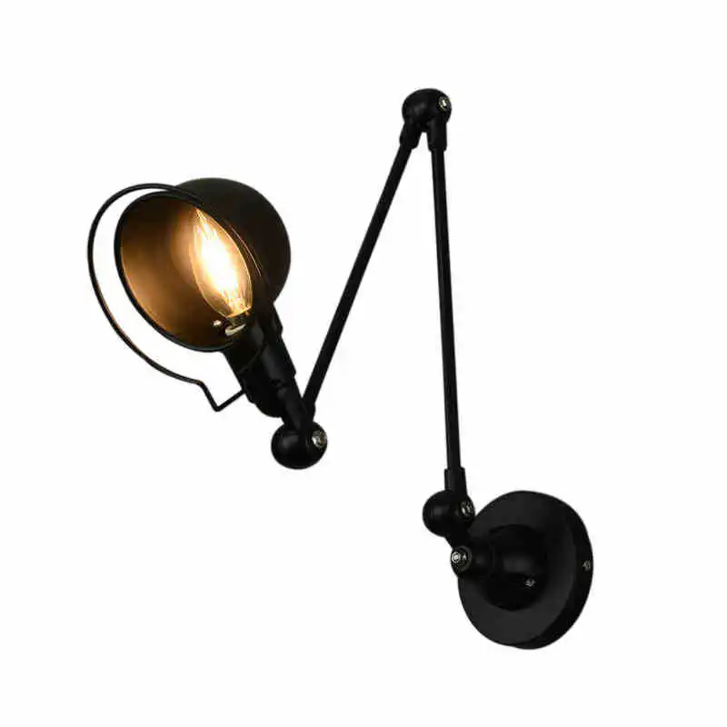 Wall Lamp Industrial Style Telescopic Arm Modern Simple Personalized Creative Living Room Bedroom Bedside Lamp