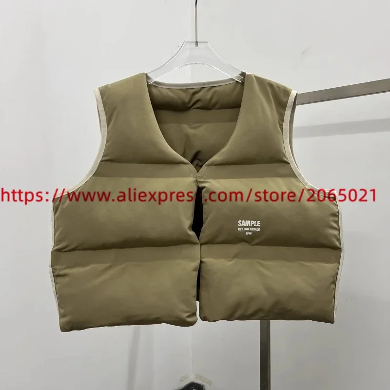 Sleeveless Season 8 Kanye West VEST Jacket Parkas Men Women Double Wearable Outerwear