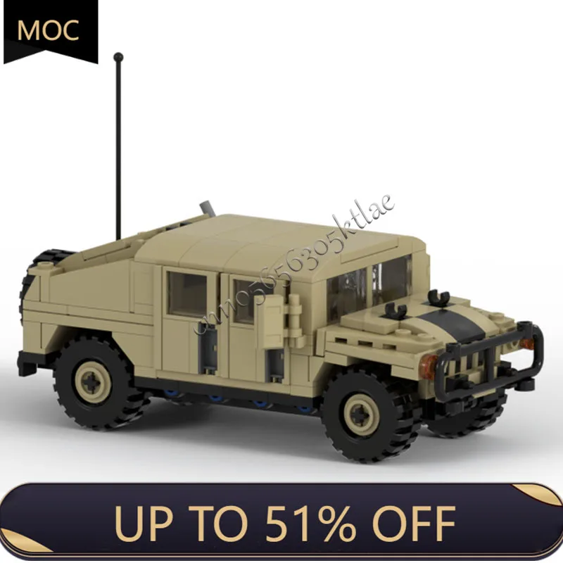 267 parti MOC Foresta Fuoristrada Modello di veicolo Blocchi modulari Set fai da te Tecnologia di assemblaggio Giocattoli per bambini Regalo del festival a sorpresa