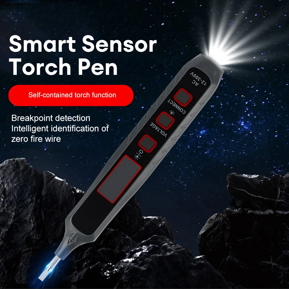 Imagem -05 - Digital Smart Pen tipo Multímetro Testador de Tensão Voltímetro Ncv Disjuntor Localizadores Auto Ranging Ac12300v Jl01