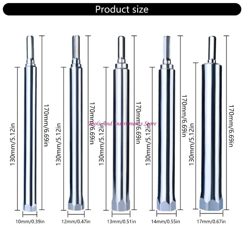 غلاف تسوية السقف الصلب مع 1/4inch سداسي سداسي سداسي قضيب المسمار أداة سهلة التثبيت لأداة الطاقة C7AC