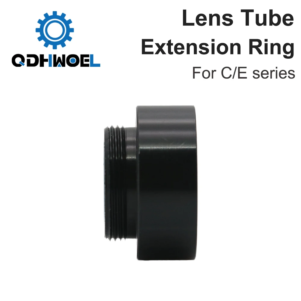 QDHWOEL E Series Lens Tube Extension Ring CO2 O.D.25mm Lens Tube for D20 F63.5mm/127mm Lens for CO2 Laser Cutting Machine