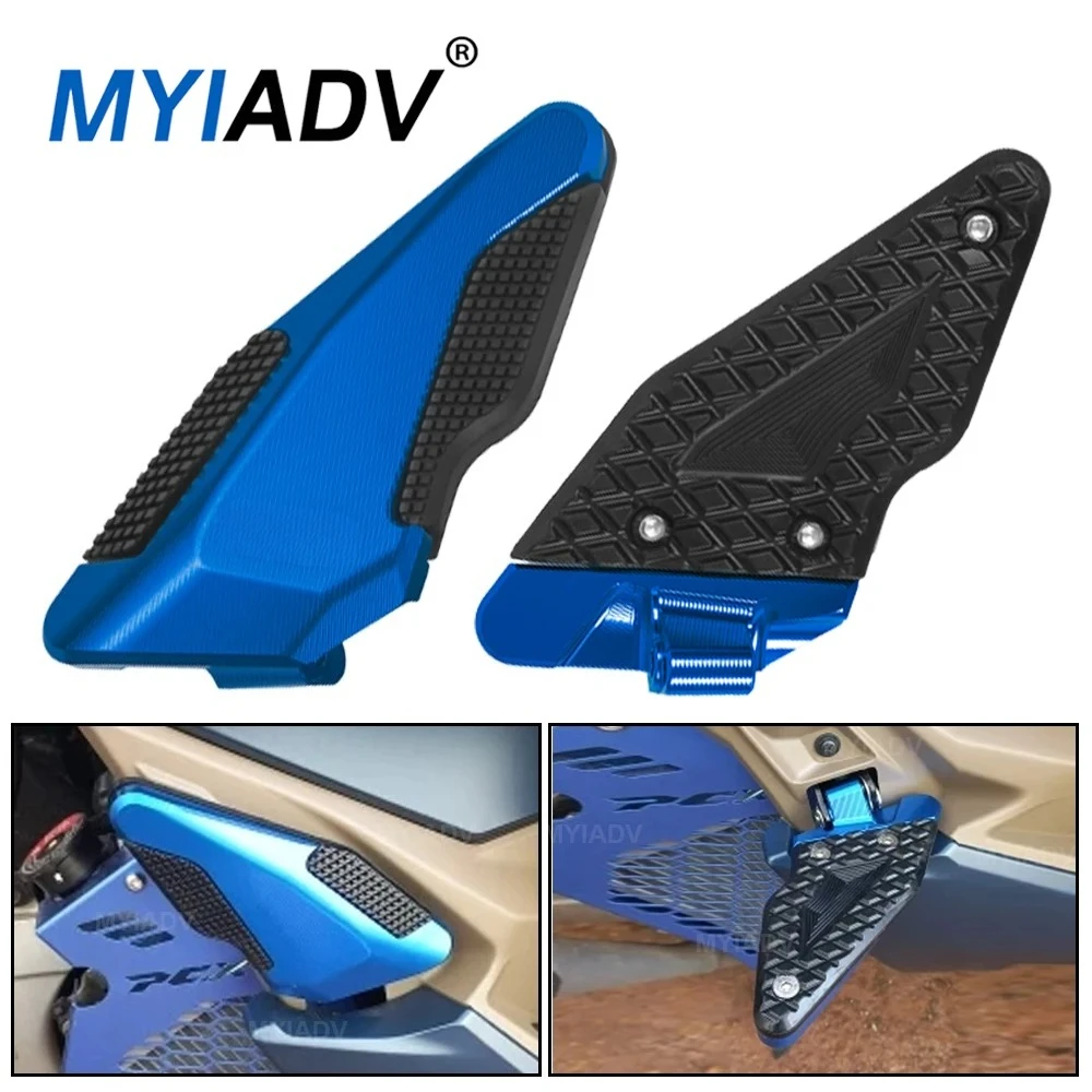 

For Honda PCX125 PCX160 PCX 125 160 2018-2025 Motorcycle Passenger Footrest Footpegs Rear Foot Rest Pegs Pedals Step Accessories