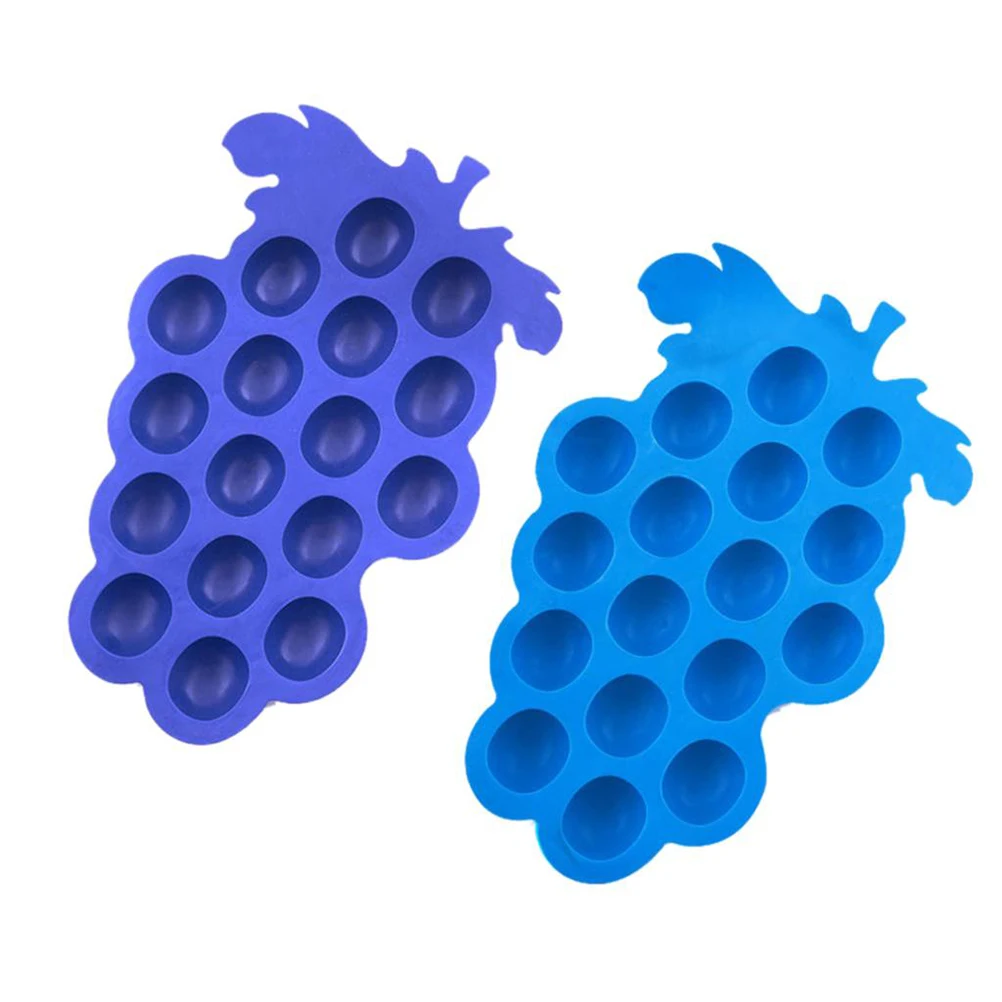 

Silicone Ice Tray Grapes Shaped Mini Cube Mold for Chocolate Candy DIY Tool Ice Cubes Kitchen Bar Supplies