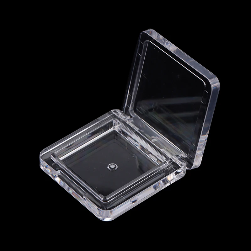 3g Mini Square Eyeshadow Powder Case With Clear Cap Plastic DIY Blush Container Makeup Tools