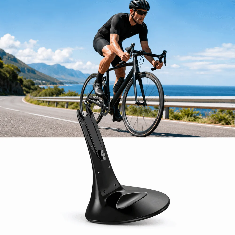 Practical ABS Bike Parking Rack Sturdy 3 Colors Bike Parking Stand Height Adjustable Bicycle Stand Indoor Parking