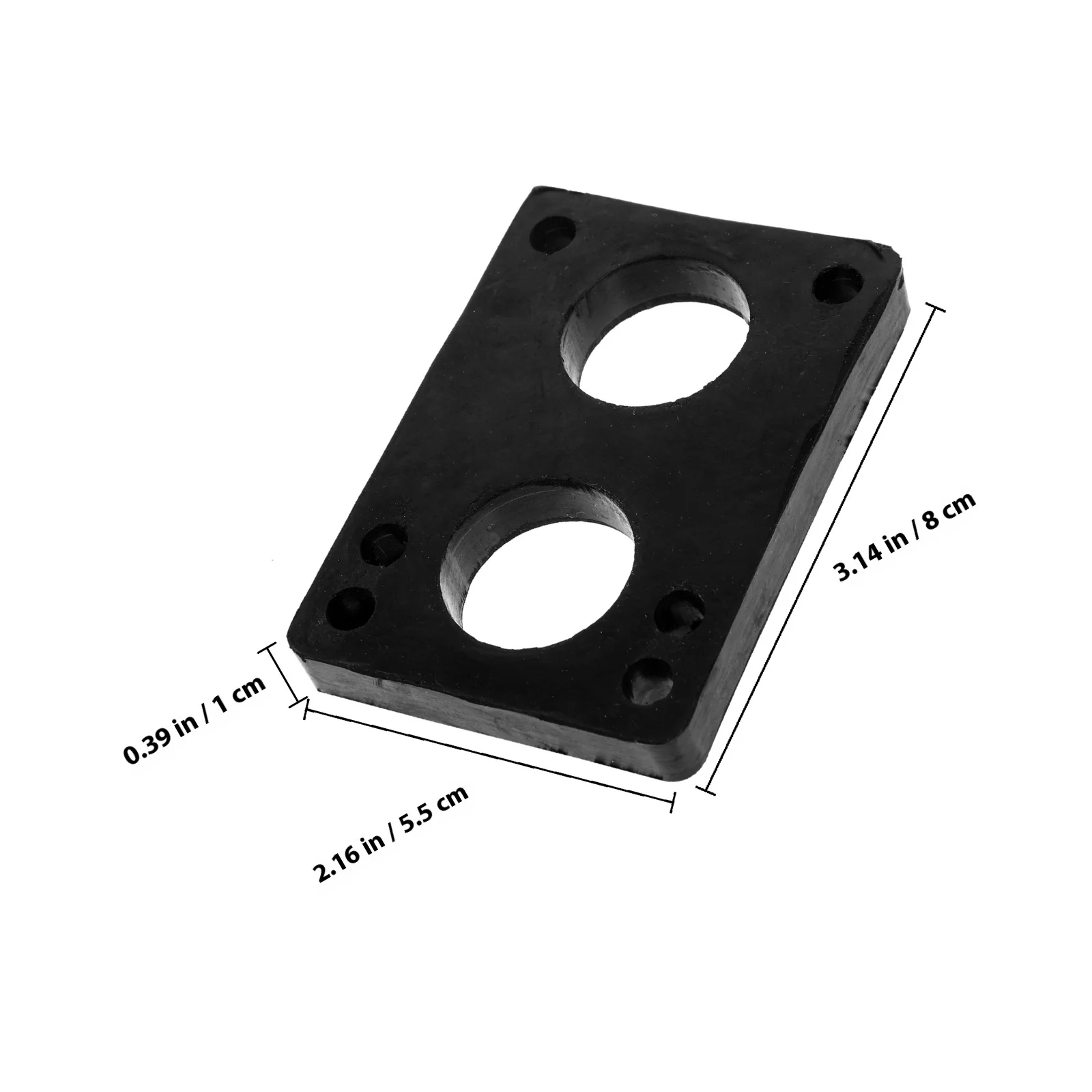 2 قطعة منصات امتصاص الصدمات لوح التزلج زيادة الناهض ل Longboard التخميد جوانات لوح التزلج الاستقرار دائم Pu الاهتزاز