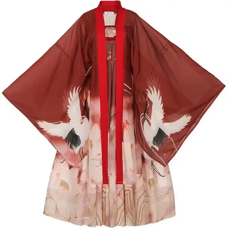 

Большой размер 2XL Hanfu женский традиционный китайский костюм для косплея династии Тан сценическое танцевальное платье красное розовое платье Hanfu плюс размер