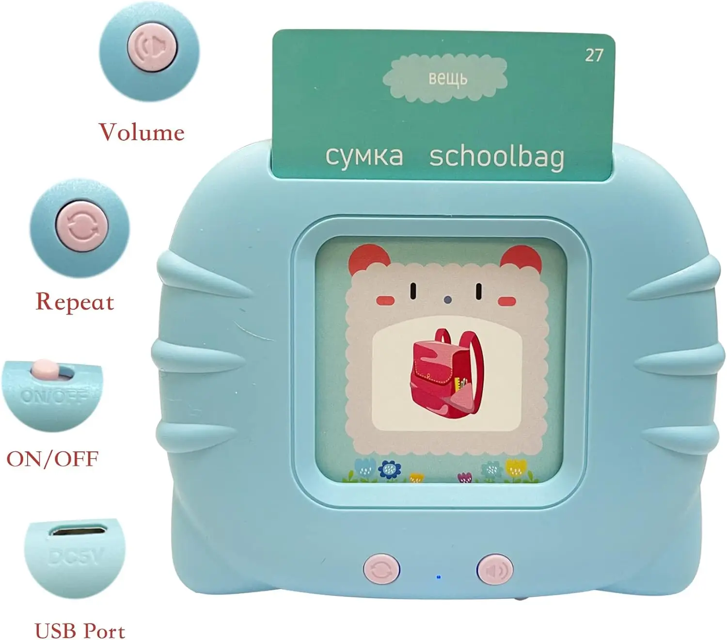 بطاقات فلاش لالتقاط اللغة الروسية 112 قطعة، تعليم وتعلم الكلمات الأبجدية الروسية الأساسية للأطفال، التعلم المبكر ثنائي اللغة T