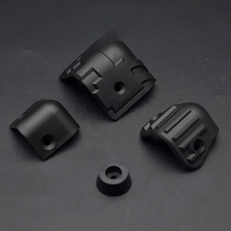 

8Pcs Guitar AMP Speaker Cabinet Corner Protector & Feet Mat for Amplifier Angle Rounded Protector General Model Black