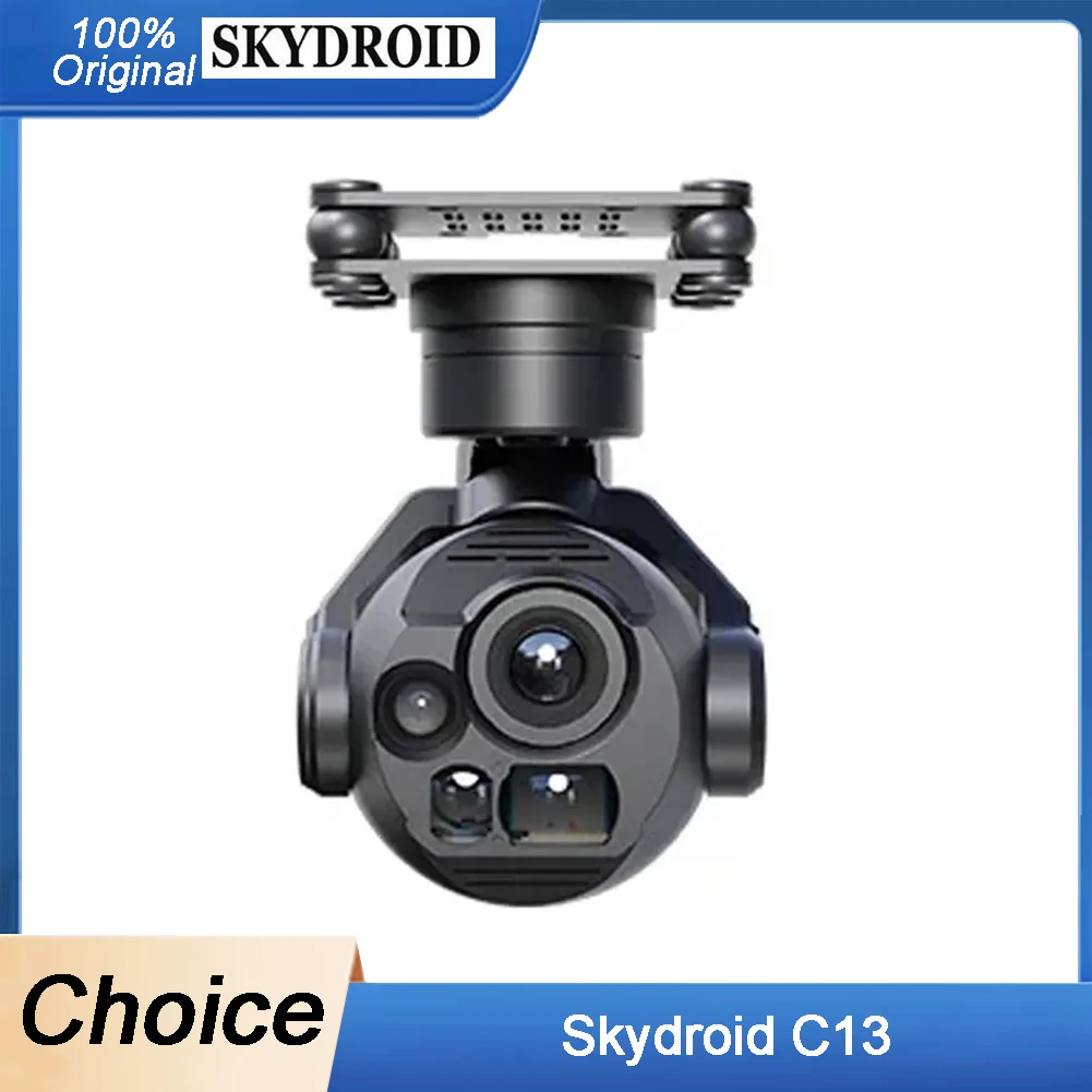 

Skydroid C13 High-Definition Multifunctional Three-Light Gimbal 30x Zoom ALTarget Locking Three-Axis Stabilization Camera