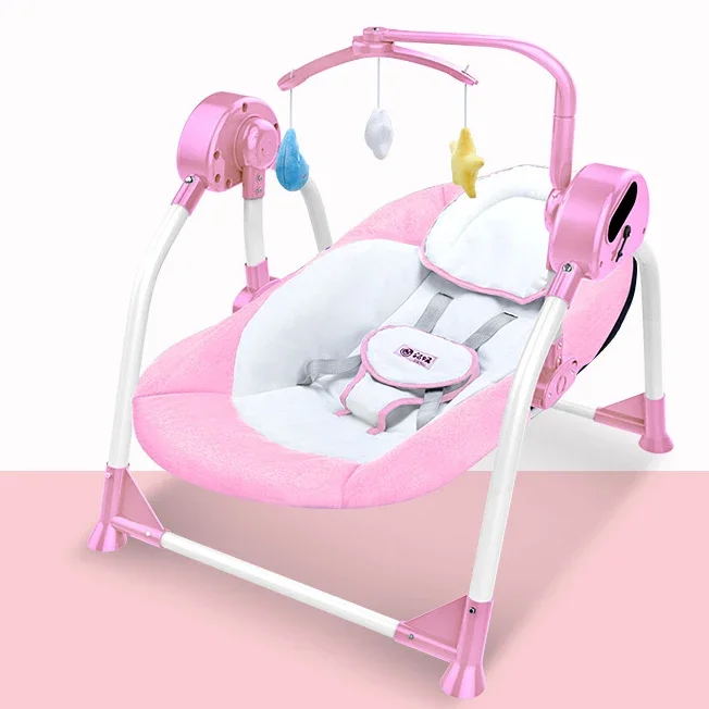 Baby rocking chair newborn baby shaker baby electric cradle with baby to sleep recliner comforter