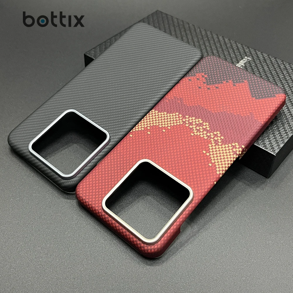 

bottix Carbon Fiber Case For Meizu 22 Magnetic Cover Anti-Scratch Hard Back Aramid Shockproof Shell Funda CoqueSkin