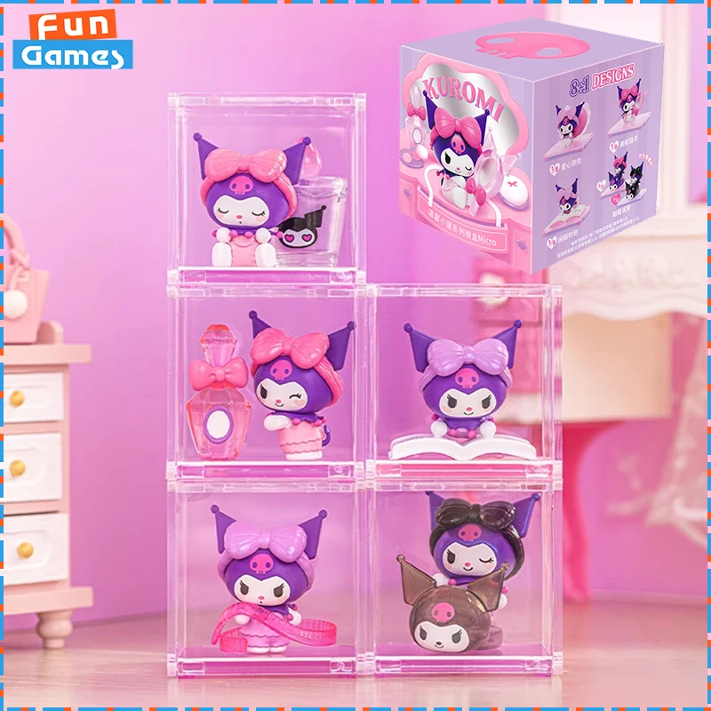 

Новая глухая коробка MOETCH Kuromi Wenxin Cabin Series Mystery Box Аниме Фигурка на заказ Kawaii Коллекционная игрушка Орнамент Подарок на день рождения для мальчика