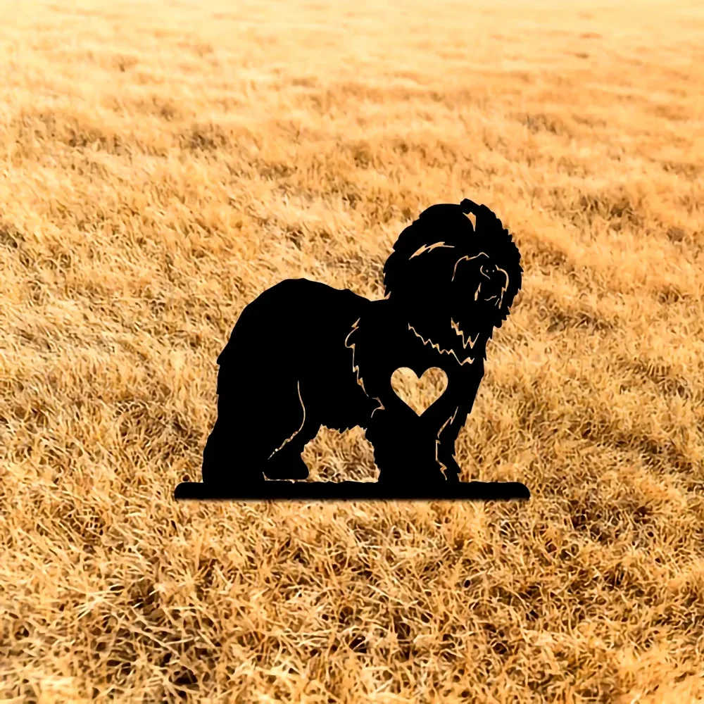 CIFBUY Beagle Metal Garden Stake Outdoor Yard Silhouette Art For Pet Memorial Home Decor Gift Ornament
